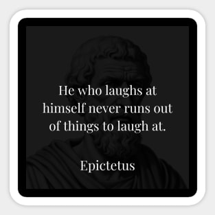 Epictetus's Insight on Self-Reflection Sticker